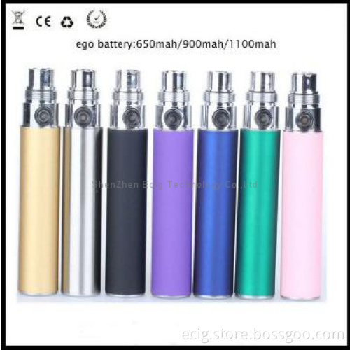 different colors low price ego t e cigarette battery